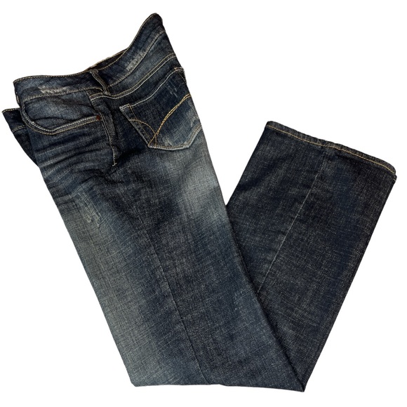 Refuge Runway Everyday Boot Jeans. Women's Size 6 Short. Dark Wash - Picture 3 of 7